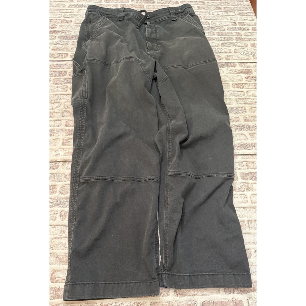 Hollister Baggy Double Knee Black Carpenter Pants Adult Size 38 X 29‎ Skater Y2K